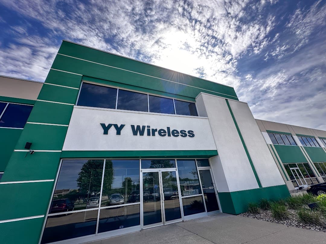 A photo of the YYWireless building